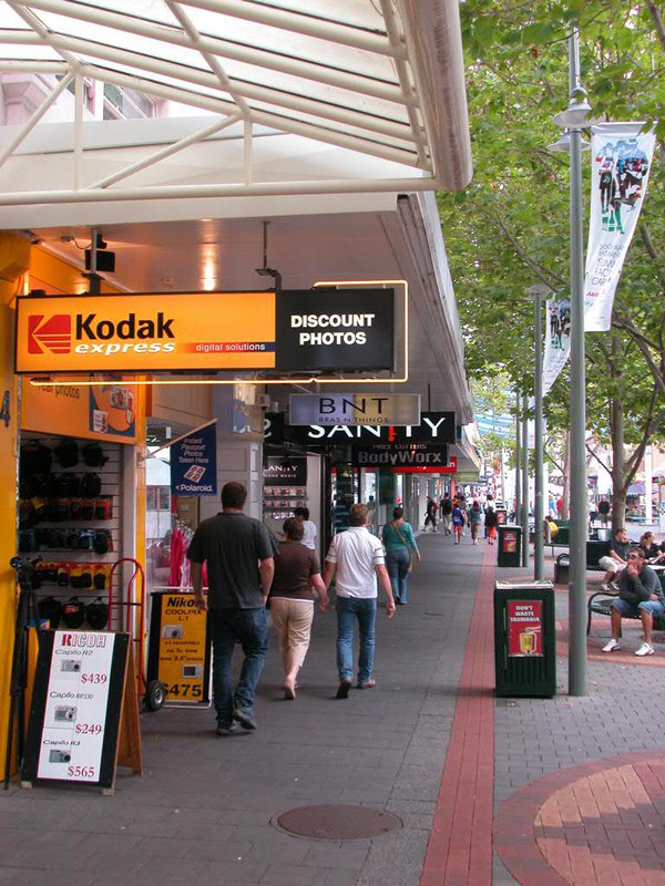 Shopping arcade near Elisabeth Mall