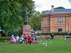 Local people in the St Davids Park