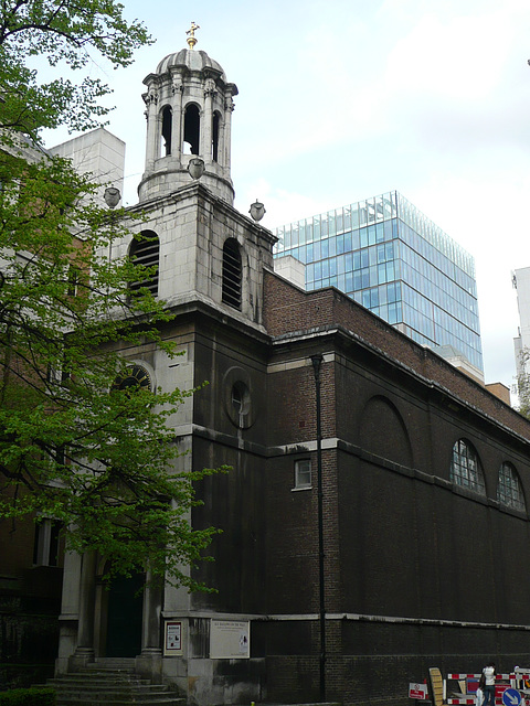 all hallows, london wall, 1765-7