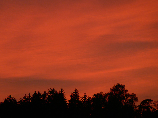 roter Himmel