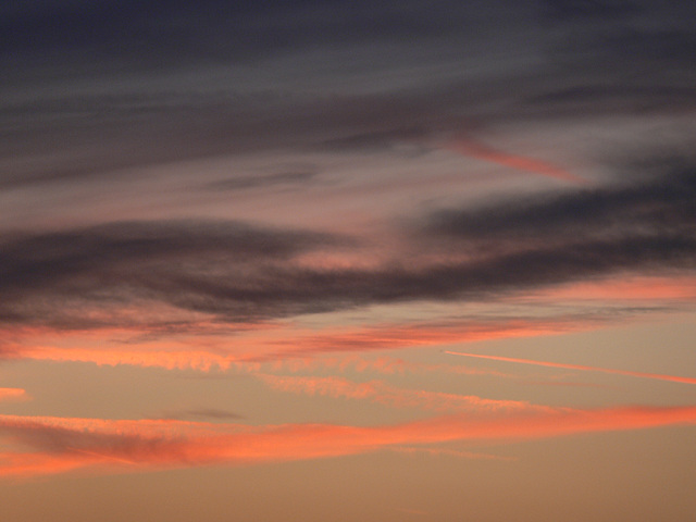 farbiger Sonnenuntergang