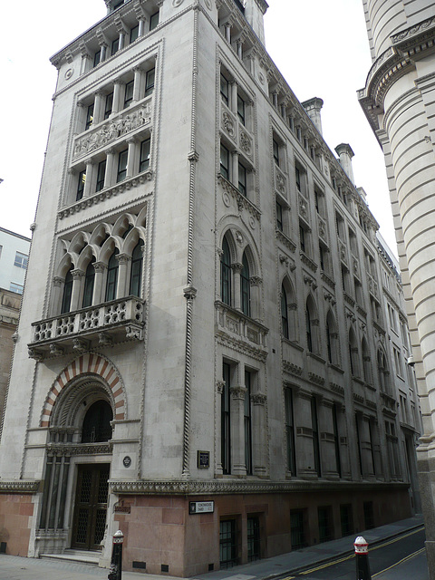 7, lothbury, london, city offices 1866 by george somers clarke for the general credit and discount company