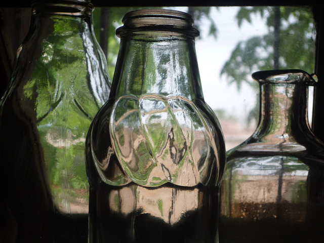 Botellas blancas