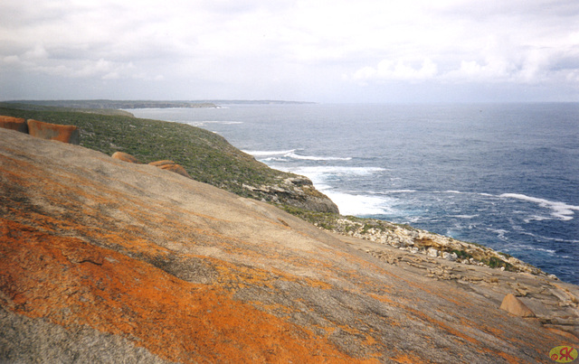 1997-07-23 075 Aŭstralio, Kangaroo Island, Remarkable Rocks