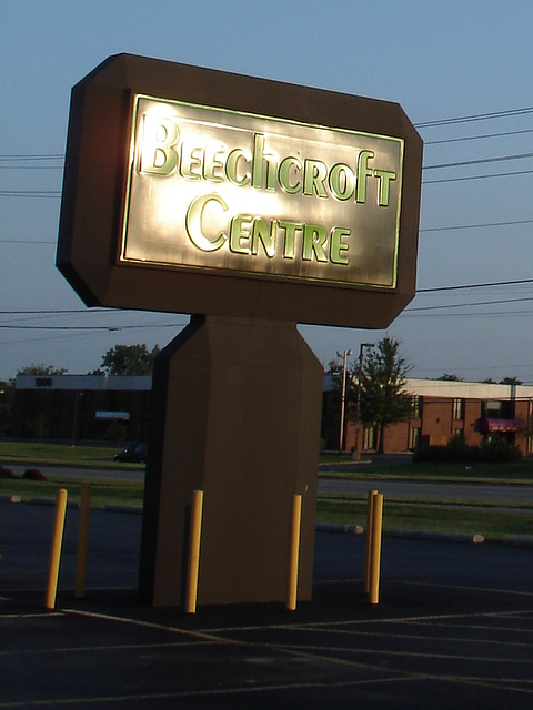 Beechcroft centre street lamp / Columbus, Ohio. USA - 25 juin 2010