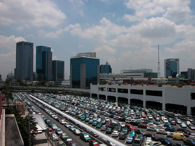 Parking-lot at Mo Chit Bangkok