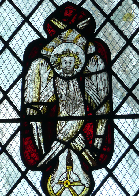 yarnton church, stained glass c15