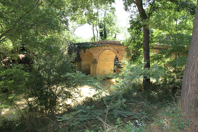 Pont du moulin de Bigot, sur l'Hers