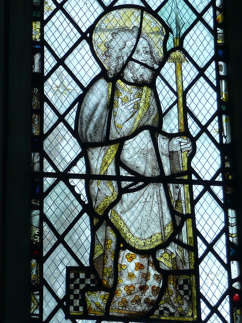 yarnton church, stained glass c15