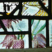 yarnton church, oxon, c17 fritillary glass