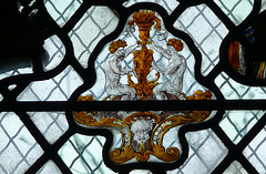 yarnton church, c16 stained glass