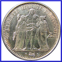 10 Francs Hercule 1965 Avers