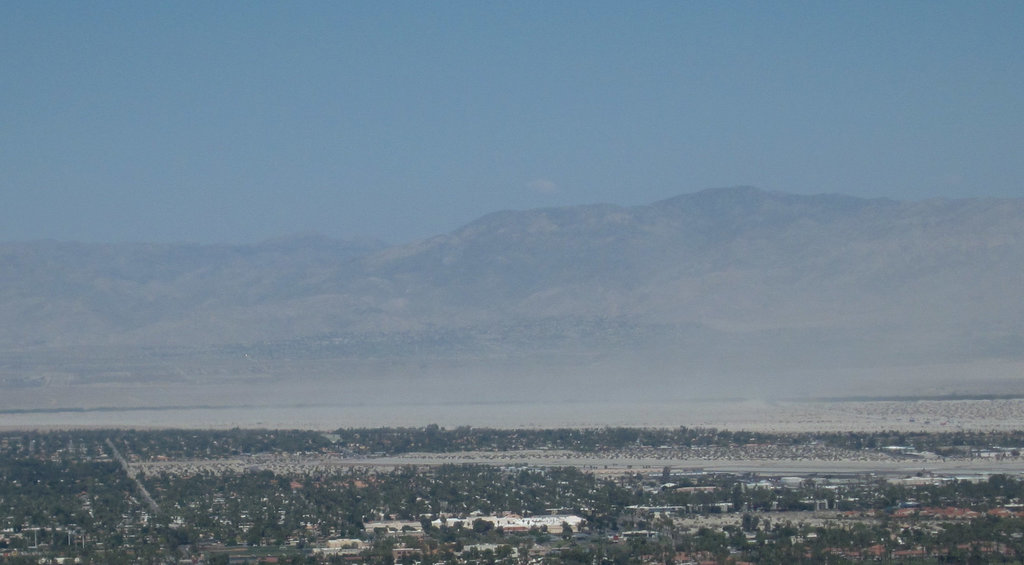 Palm Springs sandstorm from Garstin trail (4929)