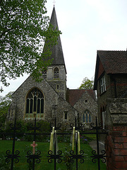 harlow church from east