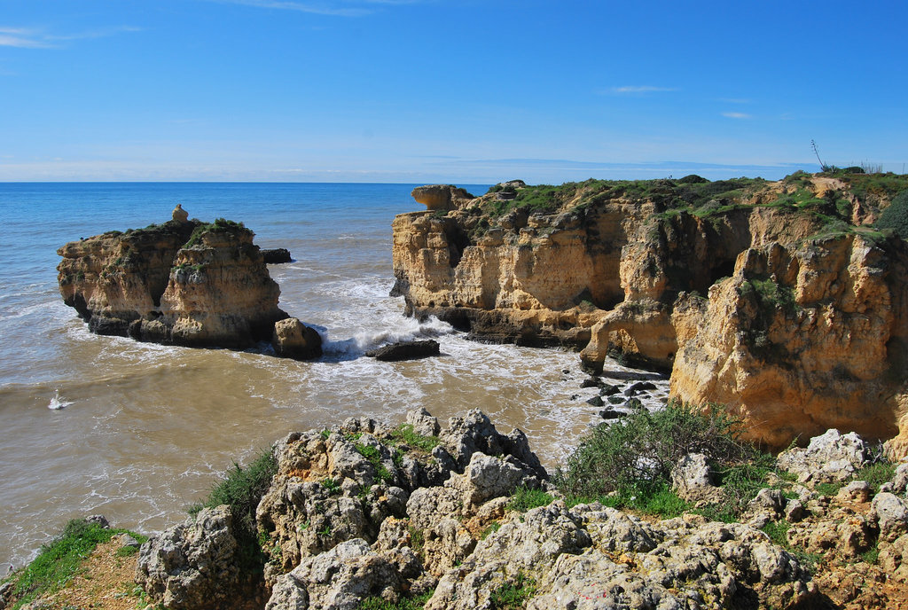 Praia Soao Rafael. Algarve.