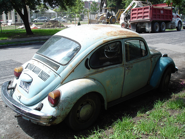 VW /  Le quartier King Williams / King Williams area - San Antonio, Texas. USA - 29 juin 2010.