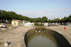 Port et écluse de  Carcassonne - Canal du Midi