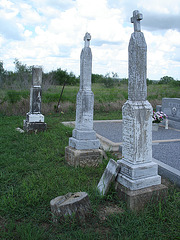 Hranice & St-Joseph's cemeteries - Texas. USA - 5 juillet 2010