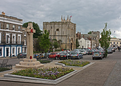 War Memorial and Abbey Gate