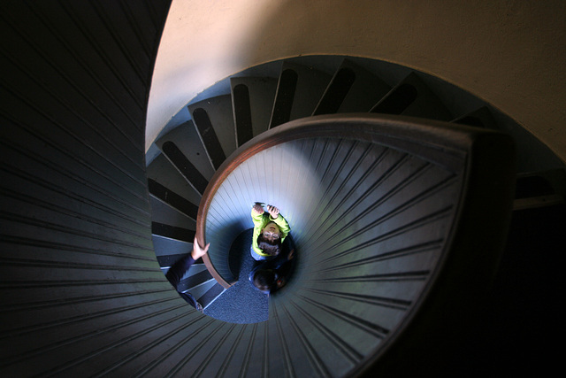 Stairway At Old Point Loma Lighthouse (8062)