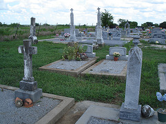 Hranice & St-Joseph's cemeteries - Texas. USA - 5 juillet 2010