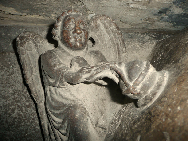 temple church tomb c13, censer