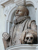 st.giles cripplegate, london, c17  tomb of  john speed 1629 , map maker and historian