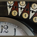Detail of a time clock about 1900/Detail einer Stechuhr etwa um 1900