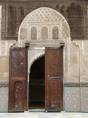 Bou Inanian Medrassa, Fez- Doorway