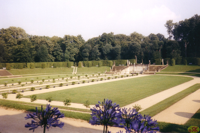 1997-08-16 17 Dresdeno, baroka ĝardeno Großsedlitz