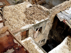 A Corner of the Fez Tanneries