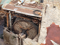 Ancient Washing Machine for Hides