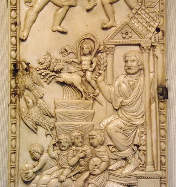 Detail of an Ivory Panel in the British Museum, May 2014