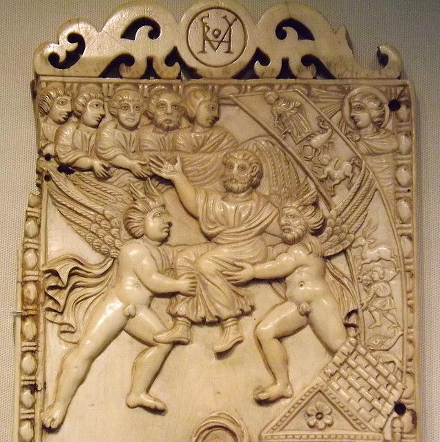 Detail of an Ivory Panel in the British Museum, May 2014