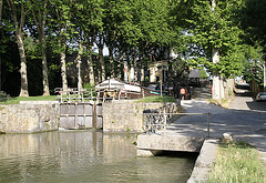 Les quatre écluses de St Roch - Canal du Midi