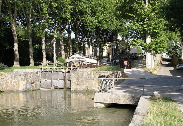 Les quatre écluses de St Roch - Canal du Midi