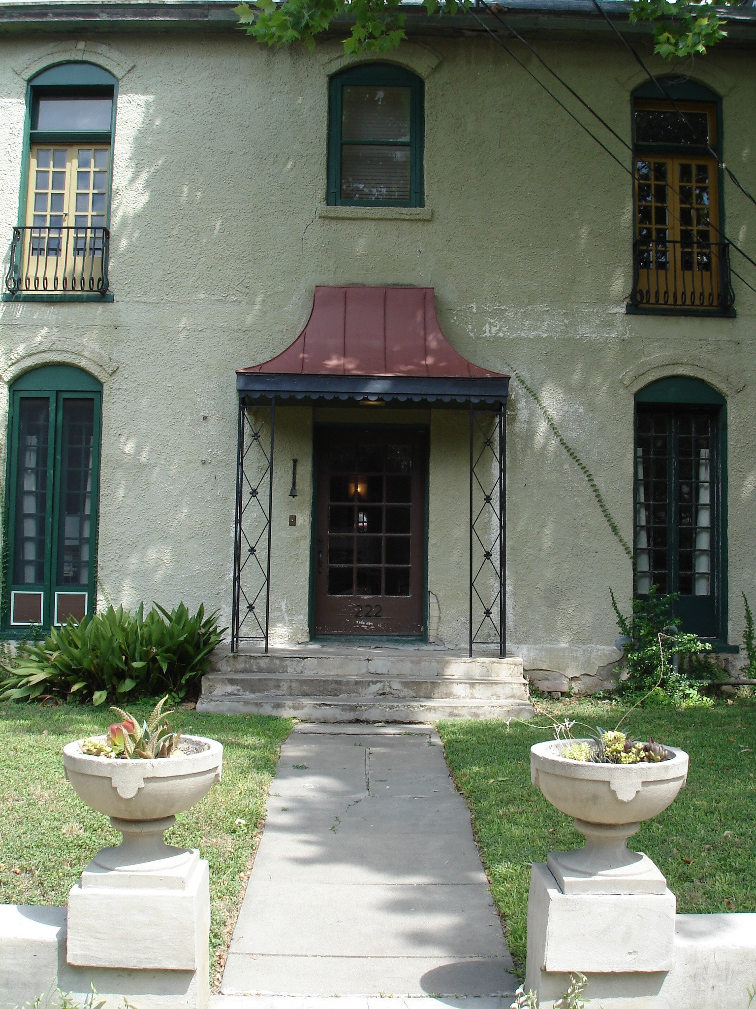 Le quartier King Williams / King Williams area - San Antonio, Texas. USA - 29 juin 2010.