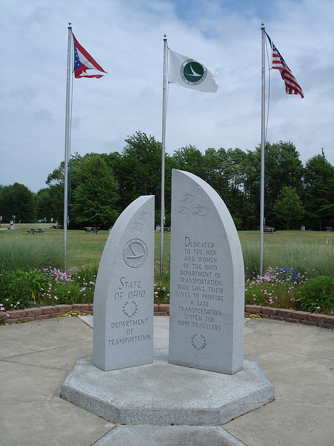 Drapeaux d'accueil / Welcoming flags - Ohio, USA - 24 juin 2010