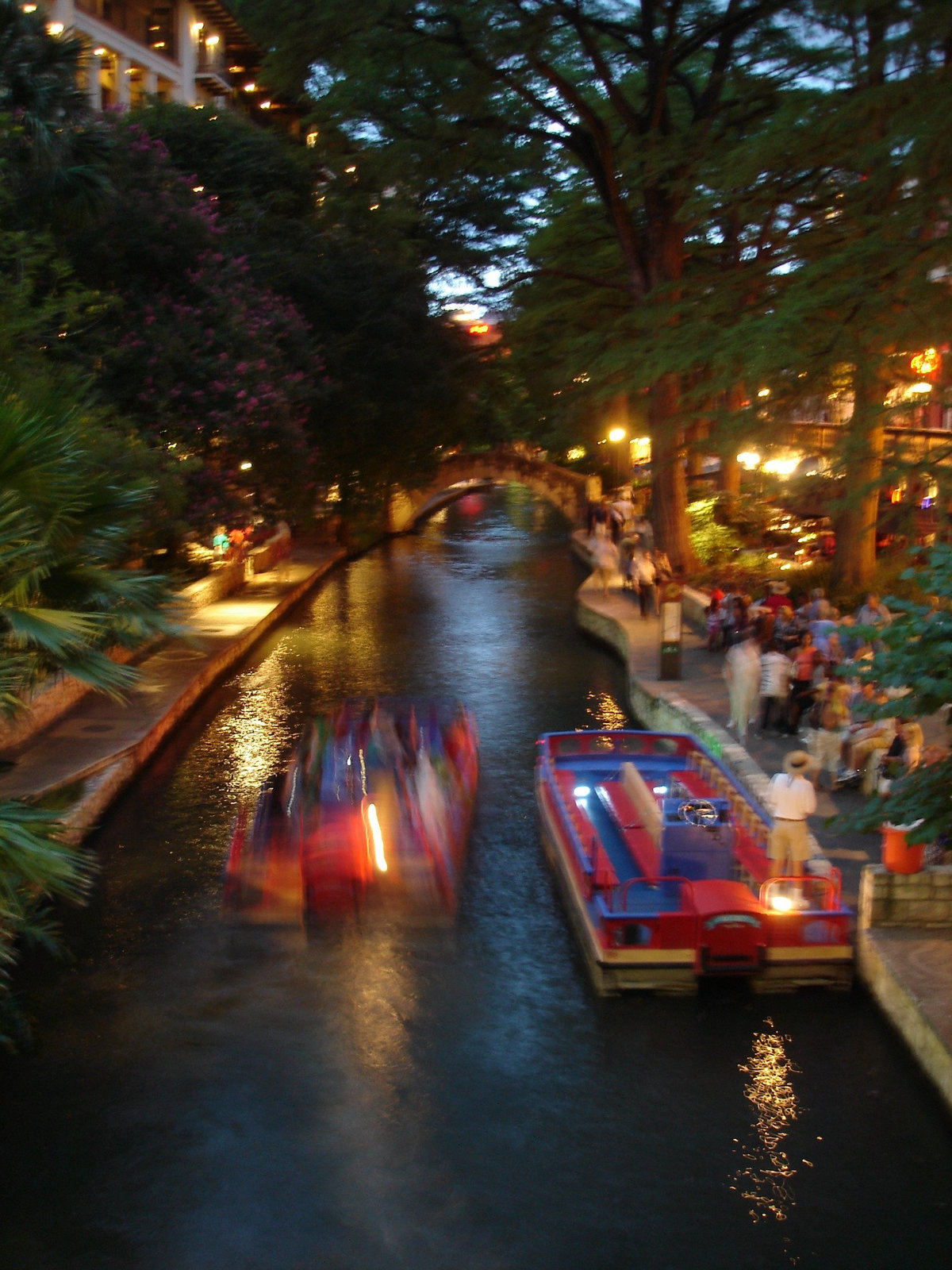 River walk by the night / San Antonio, Texas. USA - 28 juin 2010