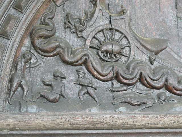 audley end c17 carved doors