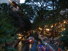 River walk by the night /  San Antonio, Texas. USA - 28 juin 2010