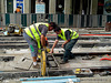 Chantier TRAM ligne F de Strasbourg