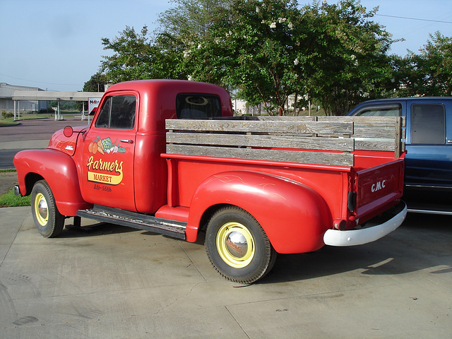 Farmers market truck / Bastrop, Louisiane. USA - 8 juillet 2010.