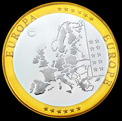 Euro commemorative coin.