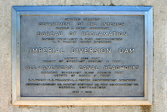 Imperial Dam Plaque (7995)