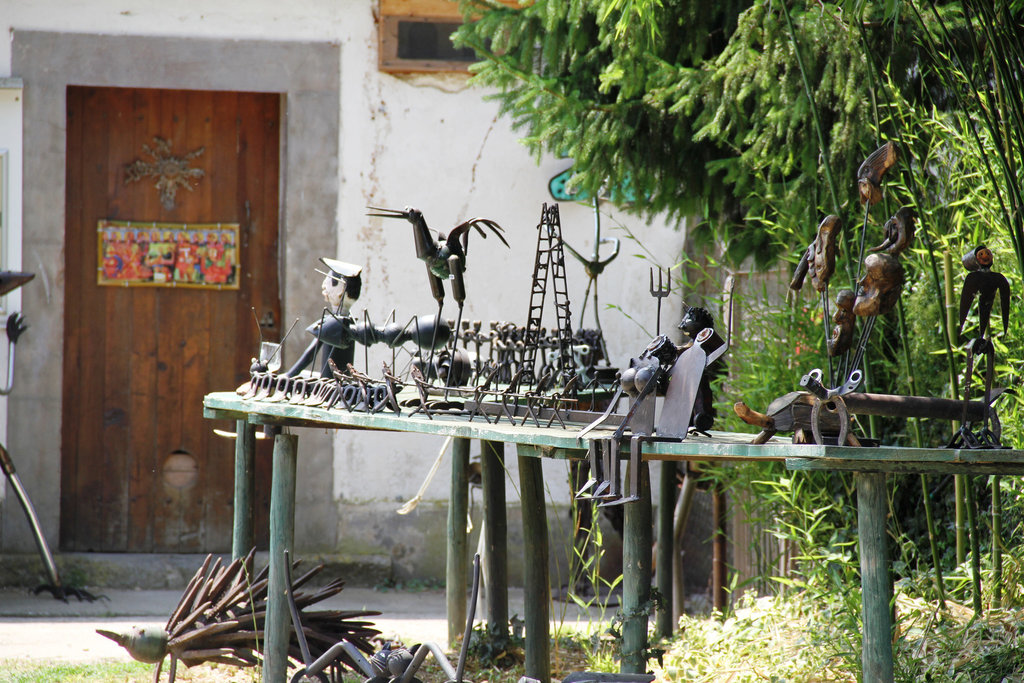 Les sculptures de l'écluse de l'Aiguille