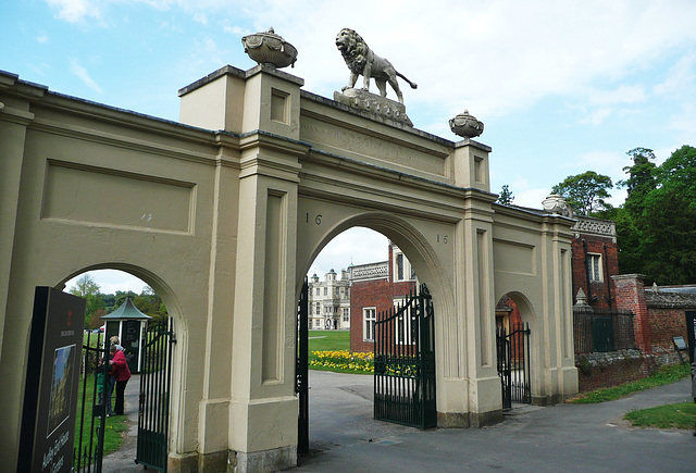 audley end lion gate 1786