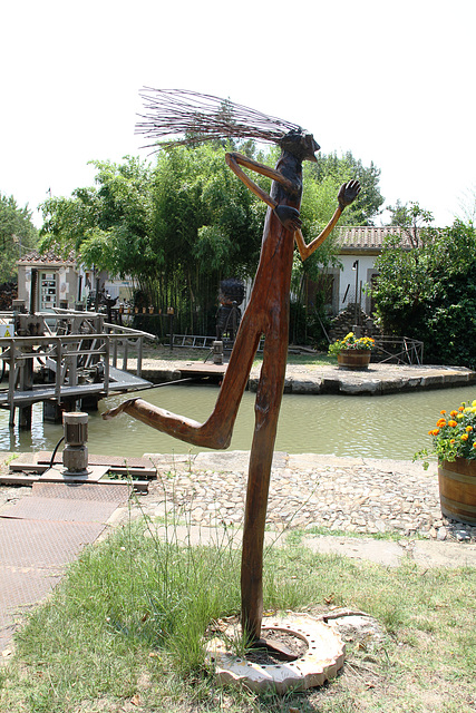 Les sculptures de l'écluse de l'Aiguille