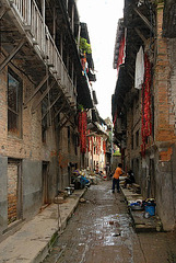 A street in Khokana