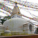 Prayer flags at Swayambhunath